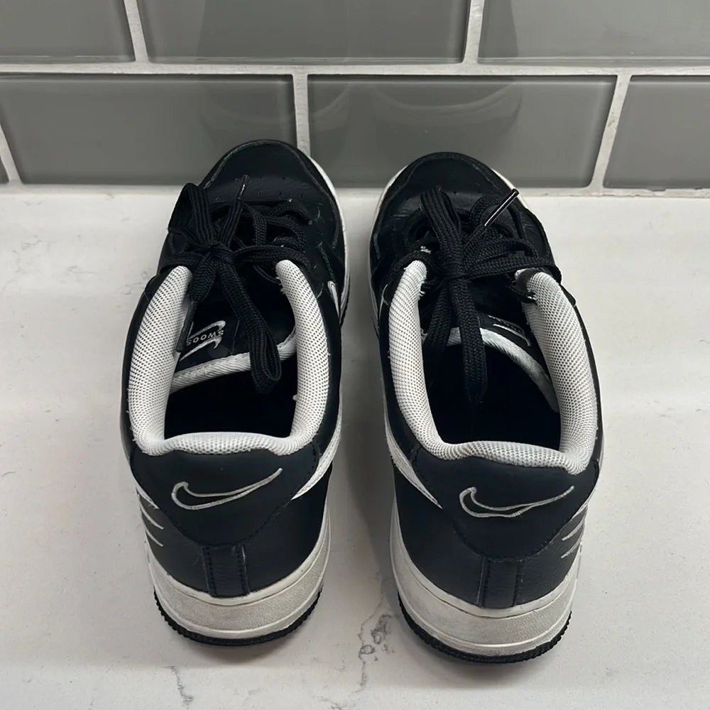Nike Air Force 1 HO20 'Dual‎ Swoosh - Black' DH2947-001 Size: 7Y